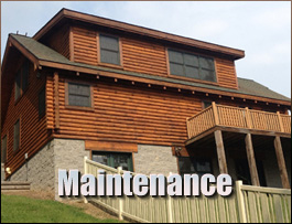  Baxter, Kentucky Log Home Maintenance